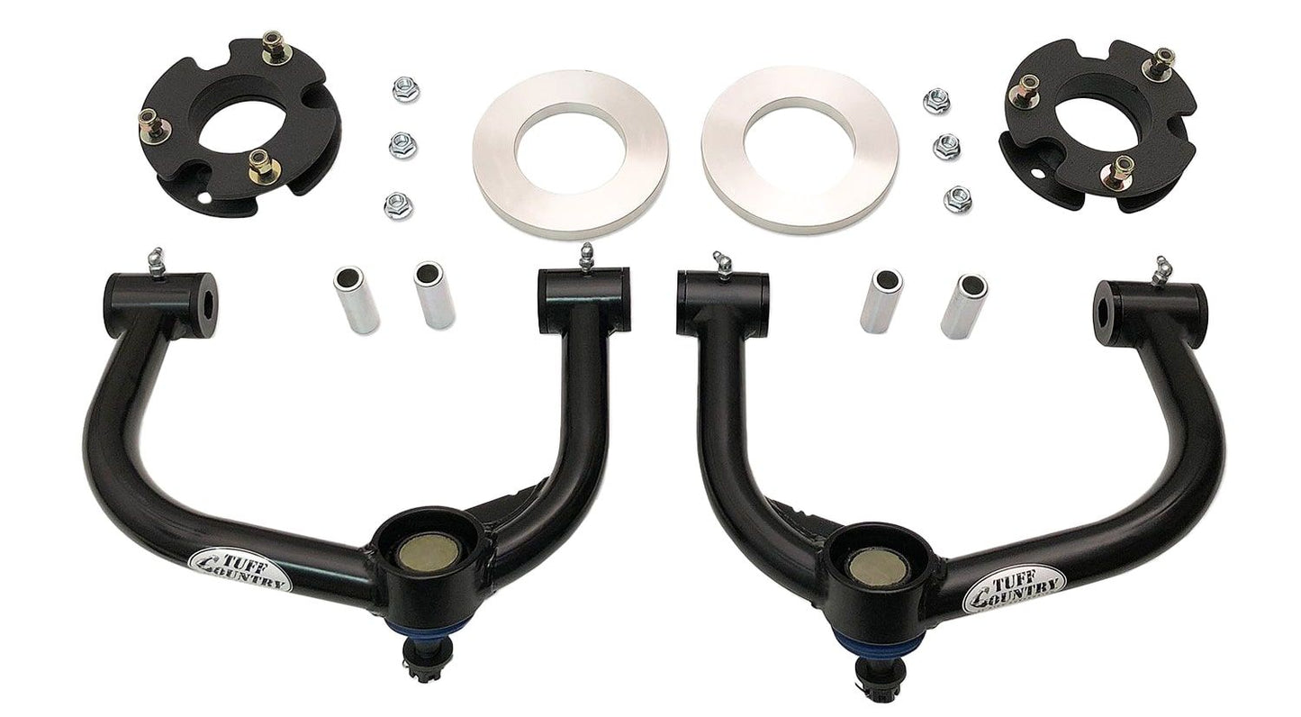 2021-2022 Ford F-150 4WD 3 Inch Front Lift Kit W/Ball joint Upper Control Arms Tuff Country
