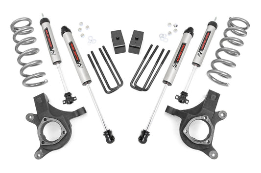 Rough Country 4.5 Inch GM Suspension Lift Kit w/V2 Shocks For 99-06 1500 PU 2WD Rough Country