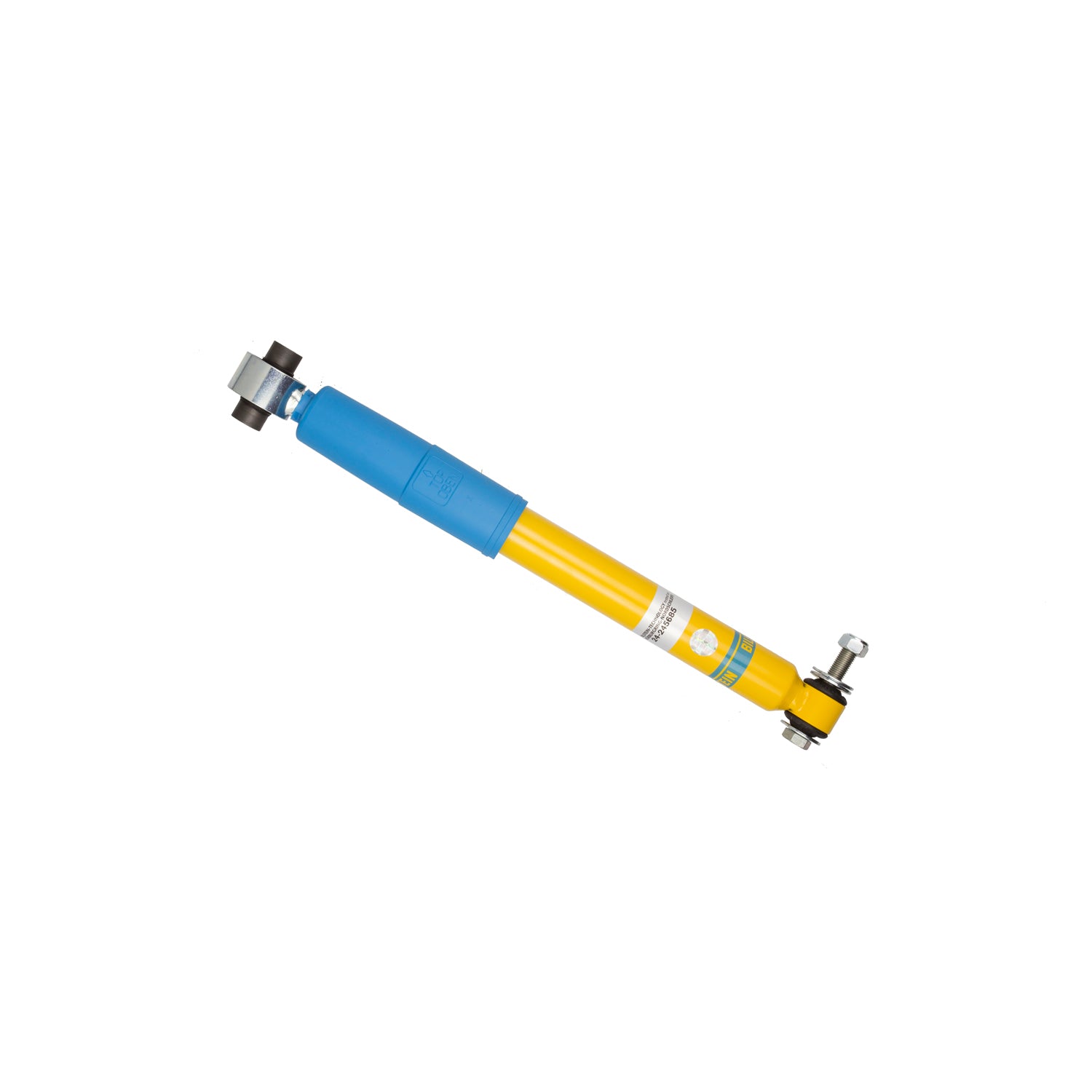 Suspension Shock Absorber Eye 12.1mm/Eye 12.1mm Yellow Paint Monotube Non-Adjustable B6 Performance Bilstein-1