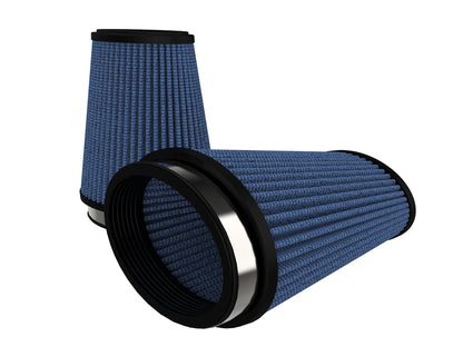 Magnum Force Intake Replacement Air Filter w/ Pro 5R Media (3x4-3/4) Inch F (4x5-3/4) Inch B (2-1/2x4-1/4) Inch T x 6 Inch H Includes Two Air Filters aFe Power