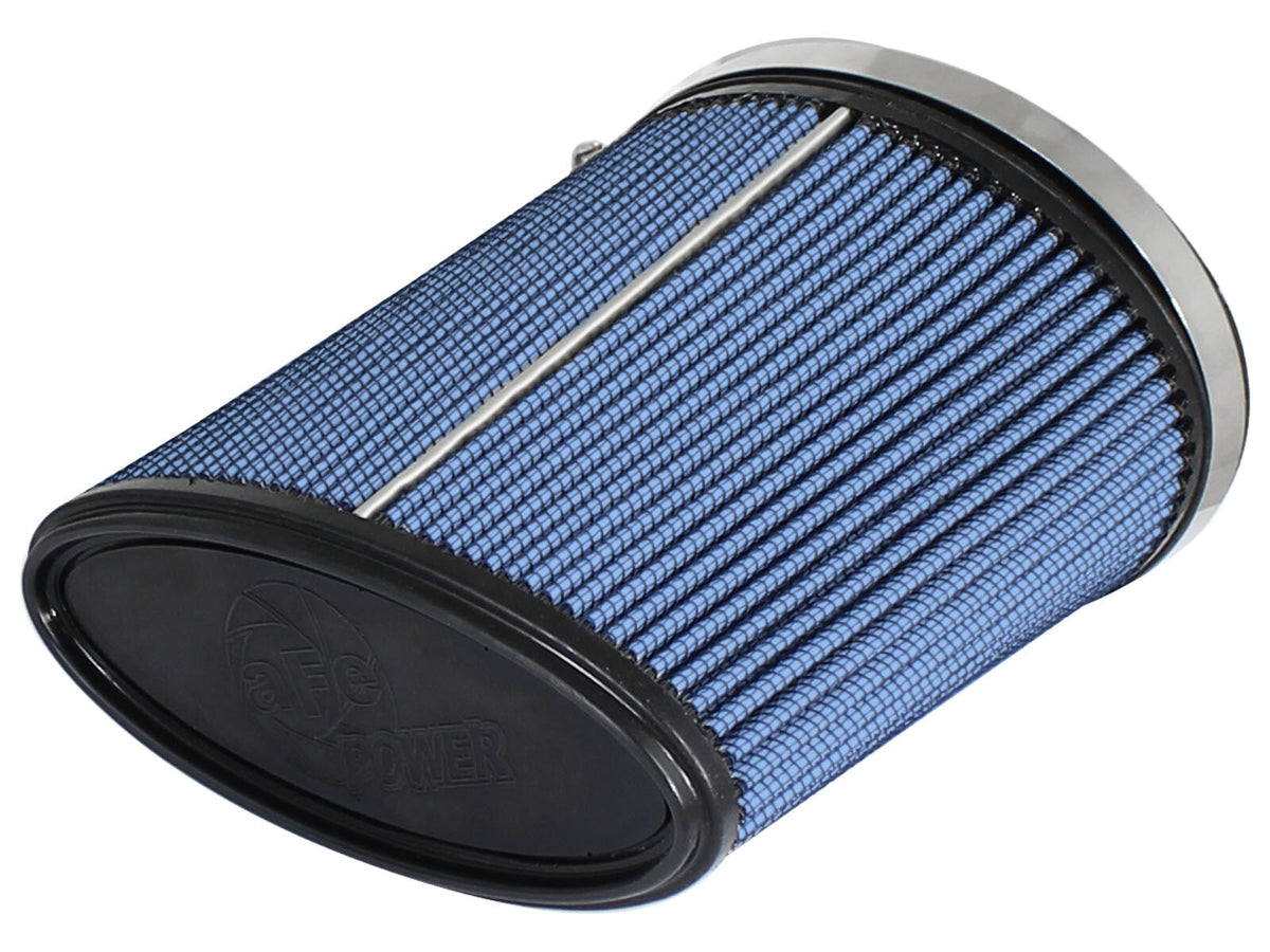 Magnum Force Intake Replacement Air Filter w/ Pro 5R Media (3-1/4x6-1/2) Inch F x(3-3/4x7)Bx(7x3)Tx6-1/2 Inch H aFe Power-1
