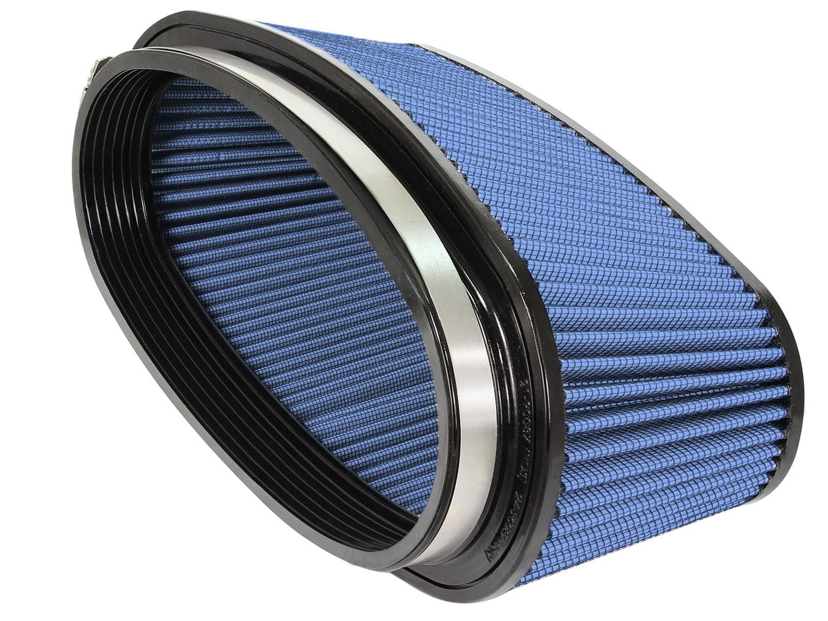 Magnum Force Intake Replacement Air Filter w/ Pro 5R Media (11-3/8x4) Inch F x (14x5-1/2) Inch B x (12x3-1/2) Inch T x 5 Inch H aFe Power-1