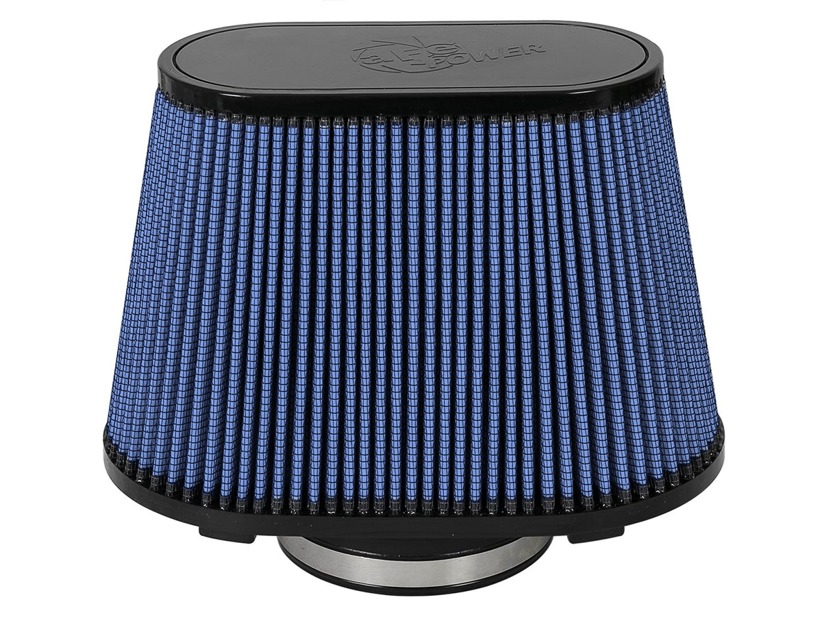 Magnum Force Intake Replacement Air Filter w/ Pro 5R Media 5 Inch F x (11x6-1/2) Inch B x (8-1/2x4) Inch T x 7-1/2 Inch H aFe Power