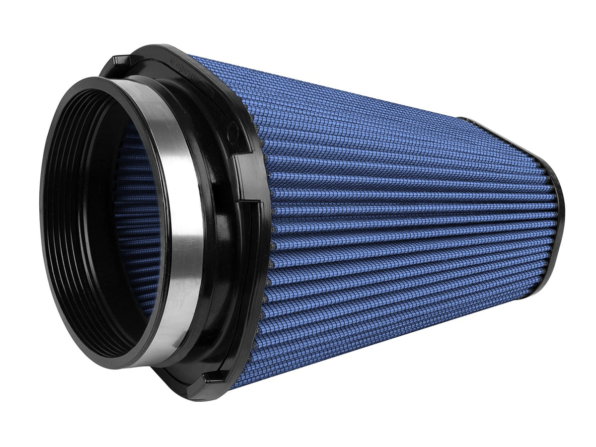 Track Series Intake Replacement Air Filter w/ Pro 5R Media - Carbon Fiber top (7-1/2x5-1/2) Inch F x (9x7) Inch B x (5-3/4x3-3/4) Inch T (Carbon Fiber) x 10 Inch H aFe Power-2