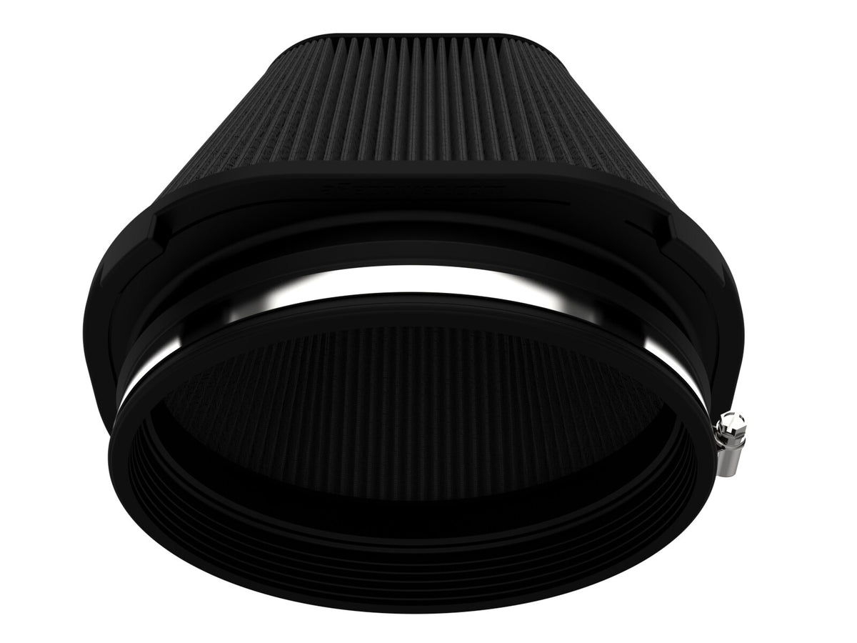 Track Series Intake Replacement Air Filter w/ Black Pro 5R Media (7-1/2x5-1/2) Inch F x (9-1/4x7-1/4) Inch B x (6x4) Inch T x 7 Inch H aFe Power-2