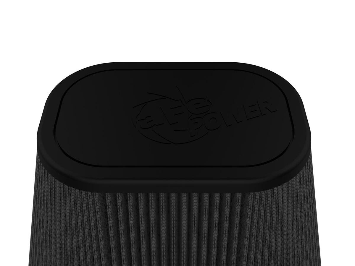 Track Series Intake Replacement Air Filter w/ Black Pro 5R Media (7-1/2x5-1/2) Inch F x (9-1/4x7-1/4) Inch B x (6x4) Inch T x 7 Inch H aFe Power-3