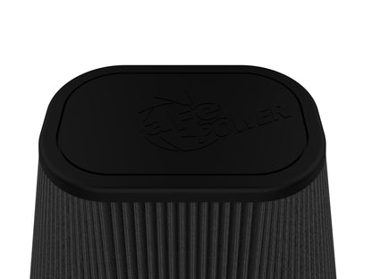 Track Series Intake Replacement Air Filter w/ Black Pro 5R Media (7-1/2x5-1/2) Inch F x (9-1/4x7-1/4) Inch B x (6x4) Inch T x 7 Inch H aFe Power-3