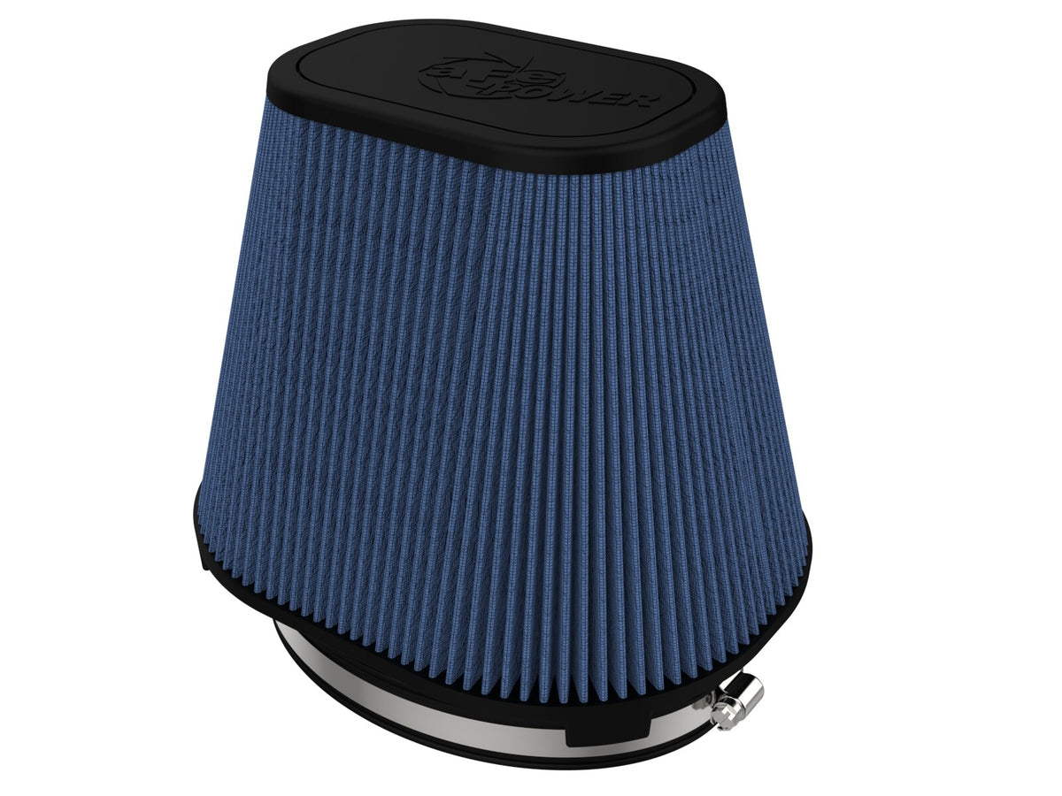 Track Series Intake Replacement Air Filter w/ Pro 5R Media (7-1/2x5-1/2) Inch F x (9-1/4x7-1/4) Inch B x (6x4) Inch T x 7 Inch H aFe Power-1