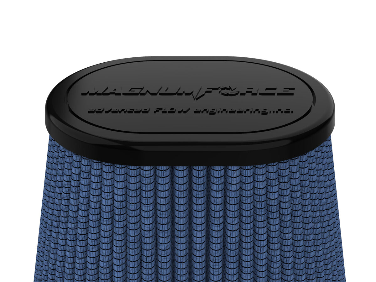Magnum Force Intake Replacement Air Filter w/ Pro 5R Media 4 Inch F x (7-3/4x6-1/2) Inch B x (4-3/4x3-1/2) Inch T x 7 Inch H aFe Power-3