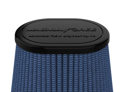 Magnum Force Intake Replacement Air Filter w/ Pro 5R Media 4 Inch F x (7-3/4x6-1/2) Inch B x (4-3/4x3-1/2) Inch T x 7 Inch H aFe Power-3
