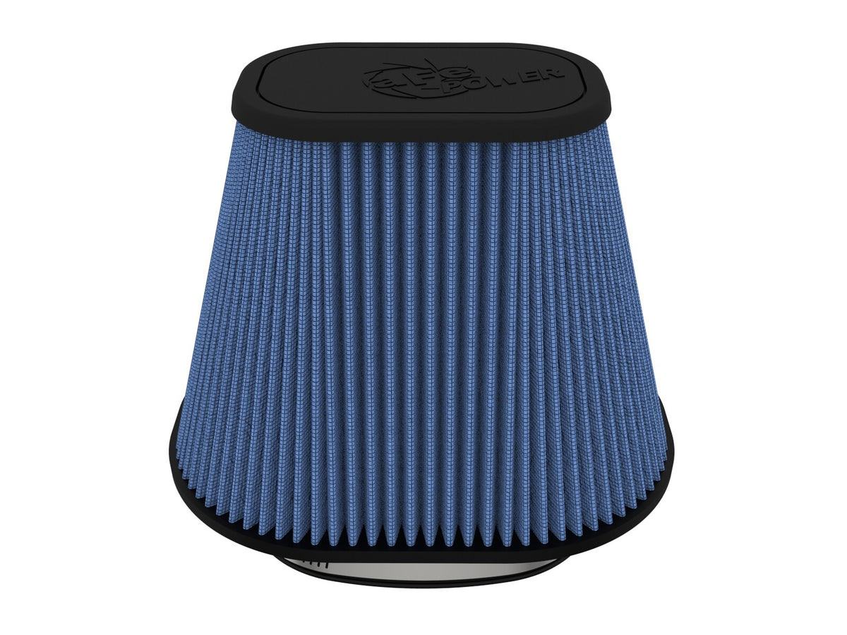 Track Series Intake Replacement Air Filter w/ Pro 5R Media (6-1/8x4-1/8) Inch F x (9-1/4x7-1/4) Inch B x (6x4) Inch T x 7-1/8 Inch H aFe Power