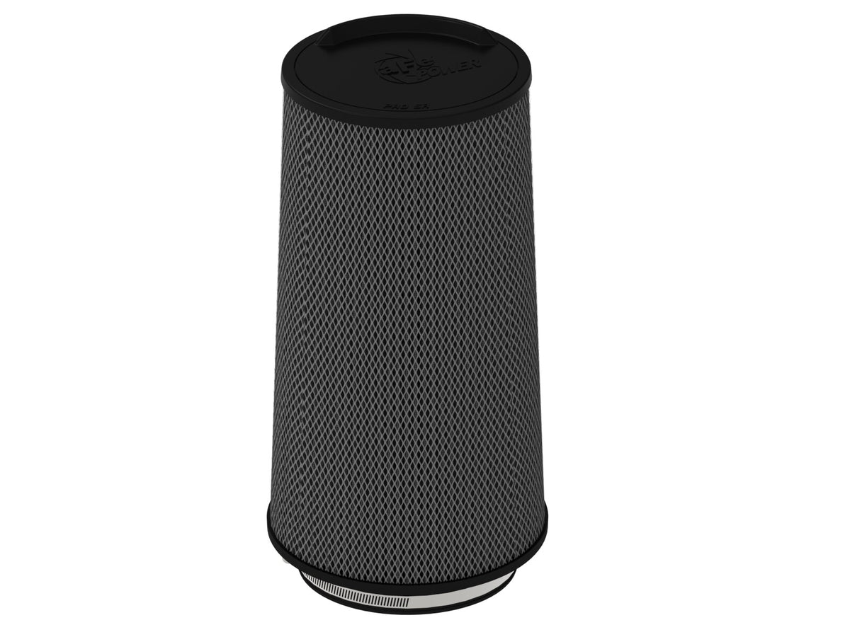Magnum Force Intake Replacement Air Filter w/ Black Pro 5R Media (6-3/4x5) Inch F x (9-1/4x7-1/2) Inch B (7-3/4x6) Inch T x 18 Inch H aFe Power