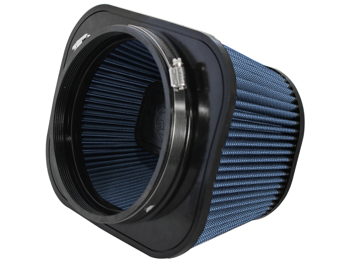 Magnum Force Intake Replacement Air Filter w/ Pro 5R Media 7-1/8 Inch F x (8-3/4 x 10-1/2) Inch B x (6-1/2 x 8-5/8) Inch T (Inverted) x 5 Inch H aFe Power-2