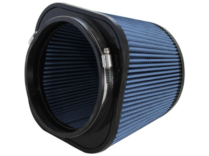 Magnum Force Intake Replacement Air Filter w/ Pro 5R Media 7-1/8 Inch F x (8-3/4 x 8-3/4) Inch B x 7 Inch T (Inverted) x 6-3/4 Inch H aFe Power-2