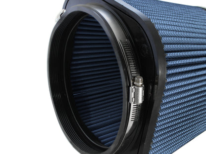 Magnum Force Intake Replacement Air Filter w/ Pro 5R Media 7-1/8 Inch F x (8-3/4 x 8-3/4) Inch B x 7 Inch T (Inverted) x 6-3/4 Inch H aFe Power-3