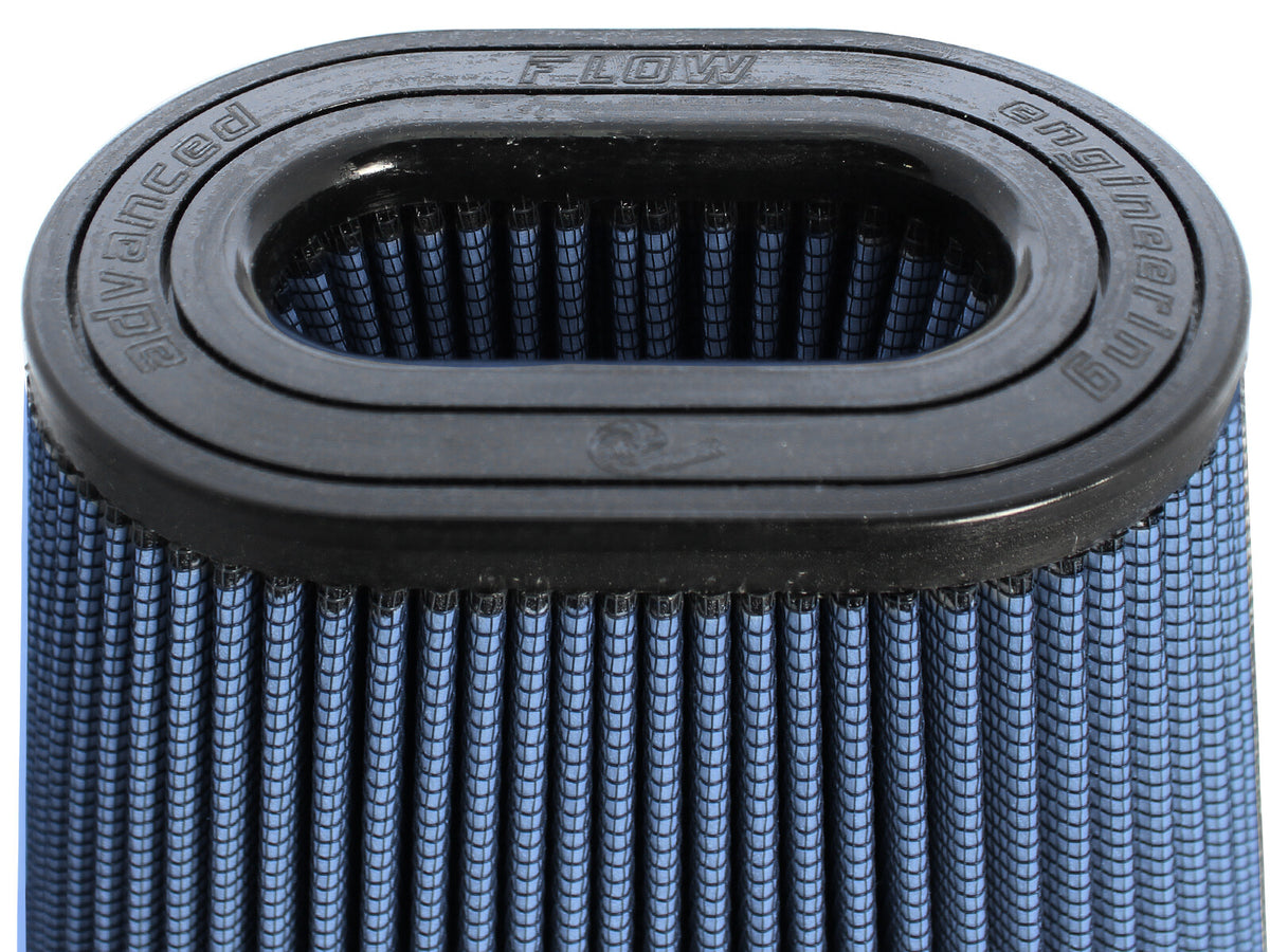 Magnum Force Intake Replacement Air Filter w/ Pro 5R Media (5-1/4x7) Inch F x (6-3/8x10) Inch B x (4-1/2x6-3/4) Inch T (Inverted) x 8 Inch H aFe Power-4