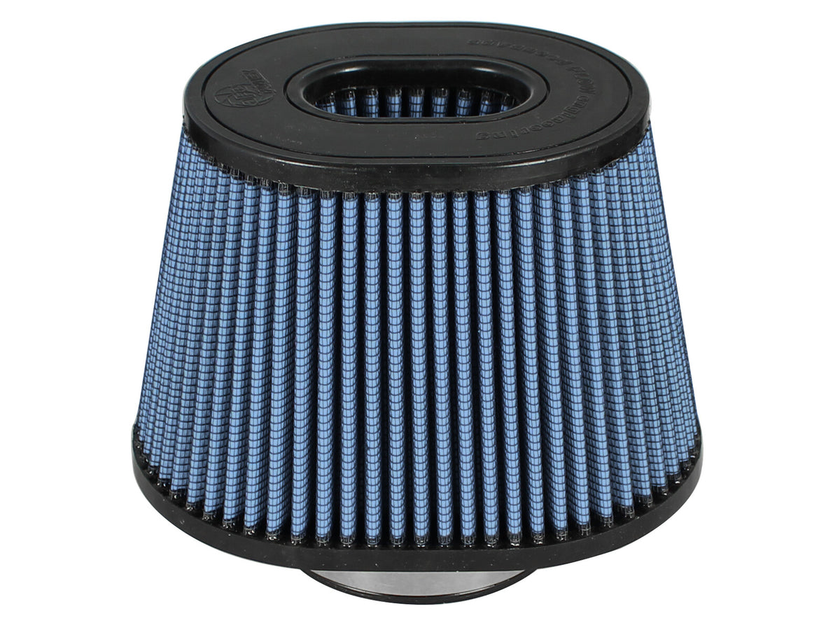 Magnum Force Intake Replacement Air Filter w/ Pro 5R Media 4 Inch F x (9x6-1/2) Inch B x (6-3/4x5-1/2) Inch T (Inverted) x 6-1/8 Inch H aFe Power
