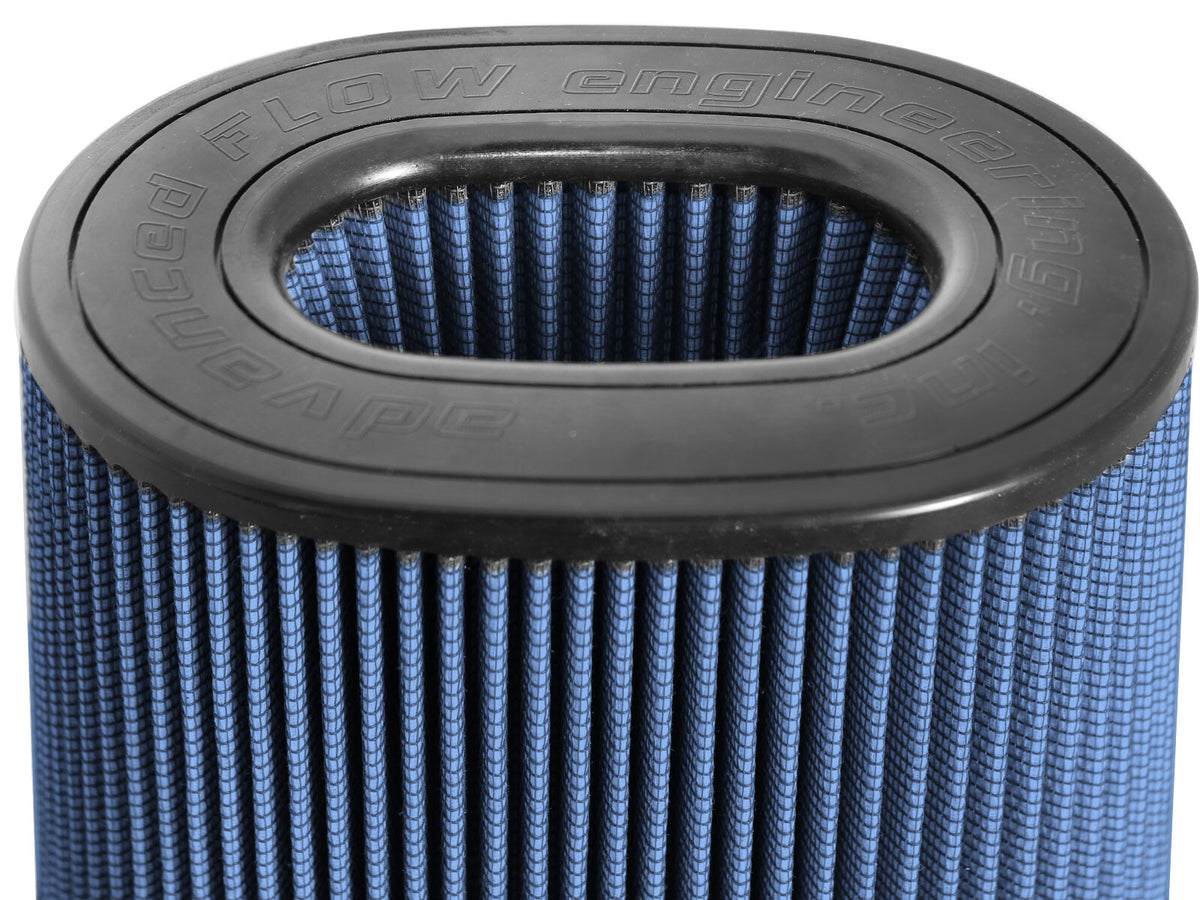Magnum Force Intake Replacement Air Filter w/ Pro 5R Media 5-1/2 Inch F x (10x7) Inch B x (9x7) Inch T (Inverted) x 7 Inch H aFe Power-4