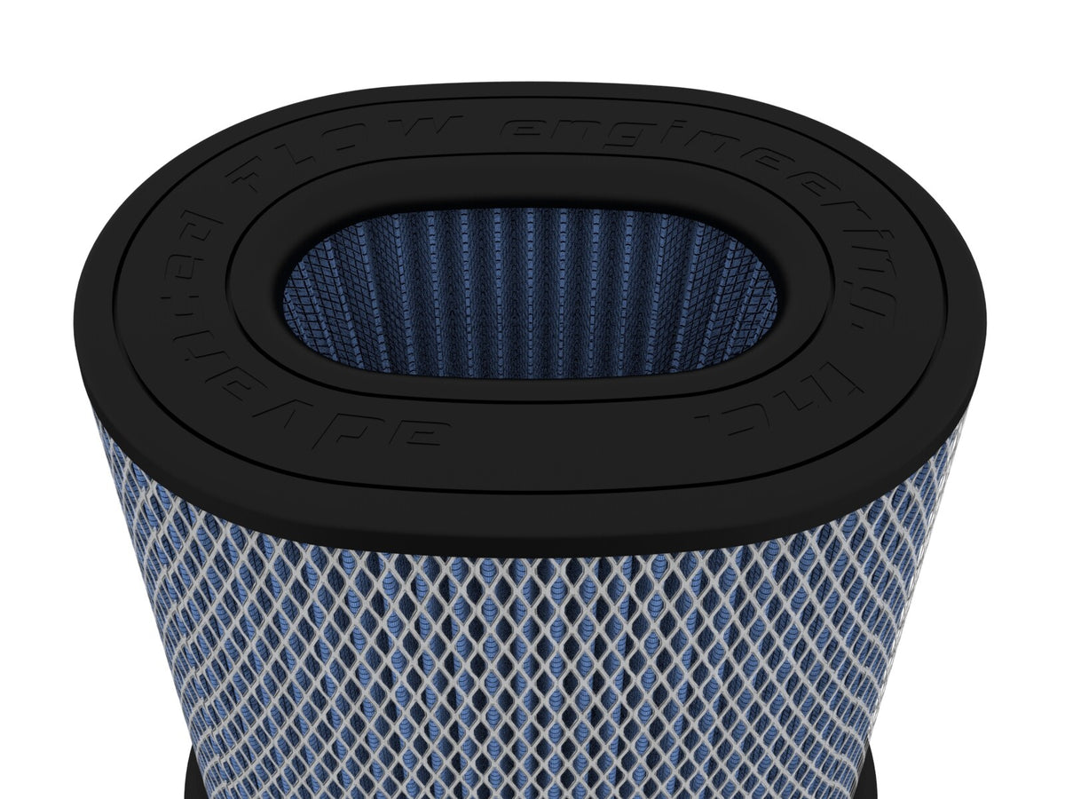 Momentum Intake Replacement Air Filter w/ Pro 5R Media (6-1/2x4-3/4) Inch F x (9x7) Inch B x (9x7) Inch T (Inverted) x 9 Inch H aFe Power-3