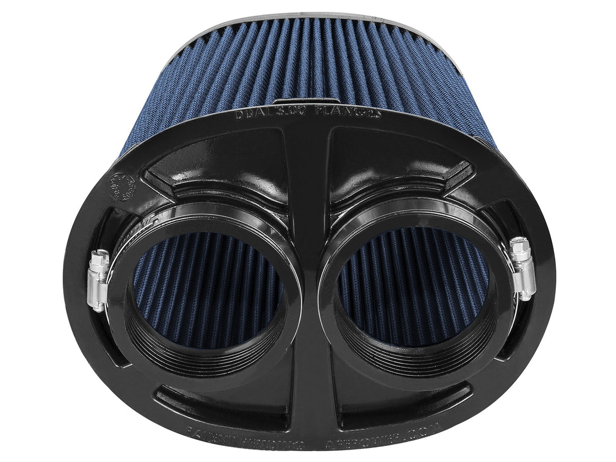 Momentum Intake Replacement Air Filter w/ Pro 5R Media 3 Inch F (Dual) x (8-1/4 x 6-1/4) Inch B x (7-1/4 x 5) Inch T x 9 Inch H aFe Power-2