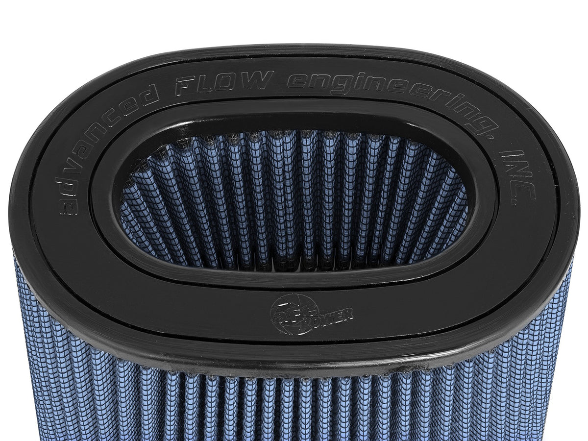 Momentum Intake Replacement Air Filter w/ Pro 5R Media 3 Inch F (Dual) x (8-1/4 x 6-1/4) Inch B x (7-1/4 x 5) Inch T x 9 Inch H aFe Power-3