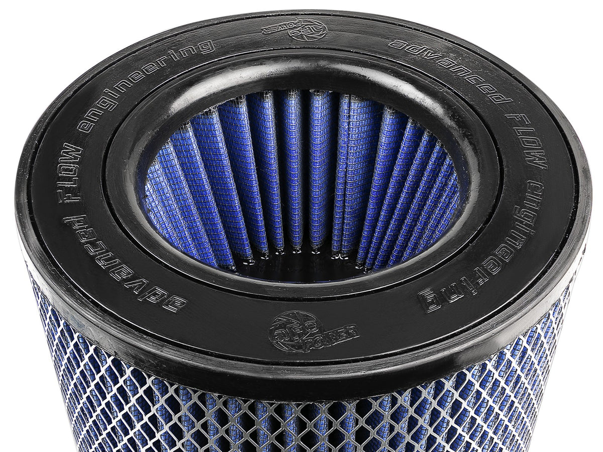 Magnum Force Intake Replacement Air Filter w/ Pro 5R Media 5-1/2 Inch F x 9 Inch B x 9 Inch T (Inverted) x 7 Inch H w/ Expanded Metal aFe Power-3