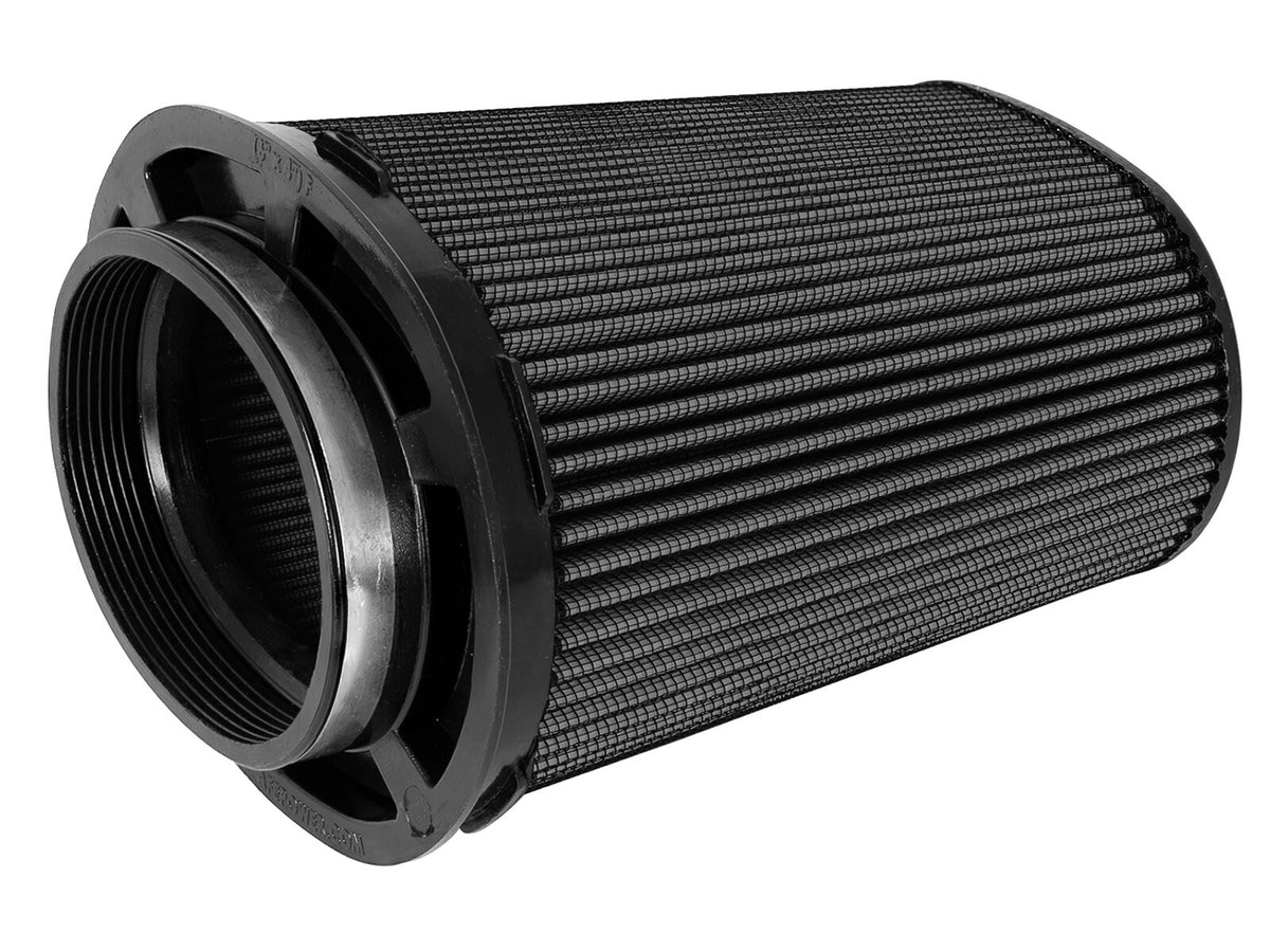 Momentum Intake Replacement Air Filter w/ Black Pro 5R Media (Pair) (6 x 4) Inch F x (8-1/4 x 6-1/4) Inch B x (7-1/4 x 5) Inch T (Inverted) x 10 Inch H aFe Power-1