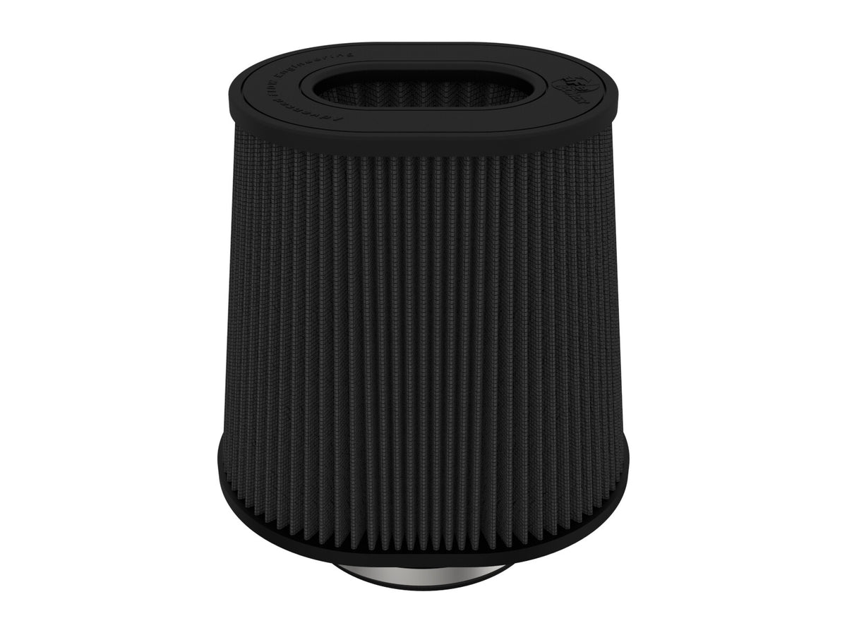 Magnum Force Intake Replacement Air Filter w/ Pro 5R Media 5-1/2 Inch F x (10x8) Inch B x (8x6) T (Inverted) x 9 Inch H Black aFe Power