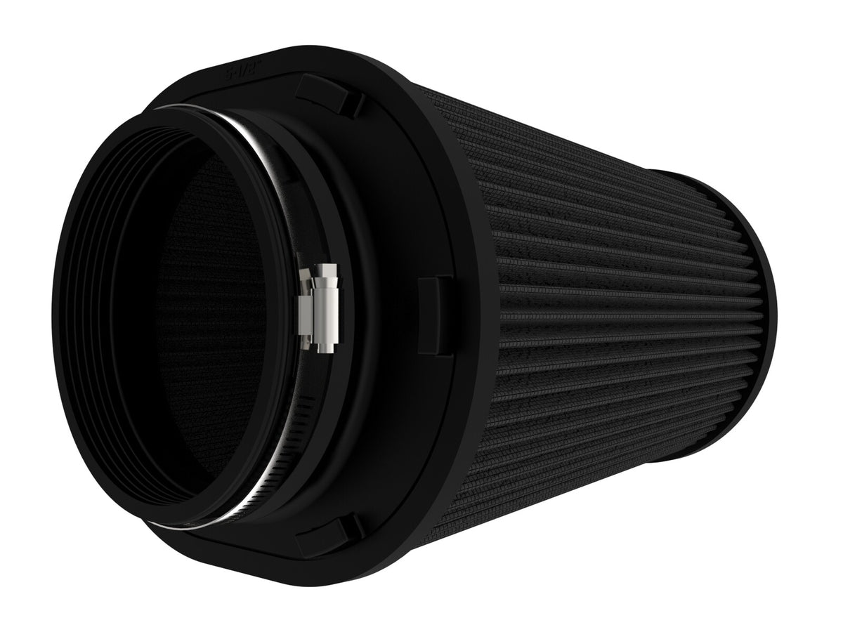 Magnum Force Intake Replacement Air Filter w/ Pro 5R Media 5-1/2 Inch F x (10x8) Inch B x (8x6) T (Inverted) x 9 Inch H Black aFe Power-1
