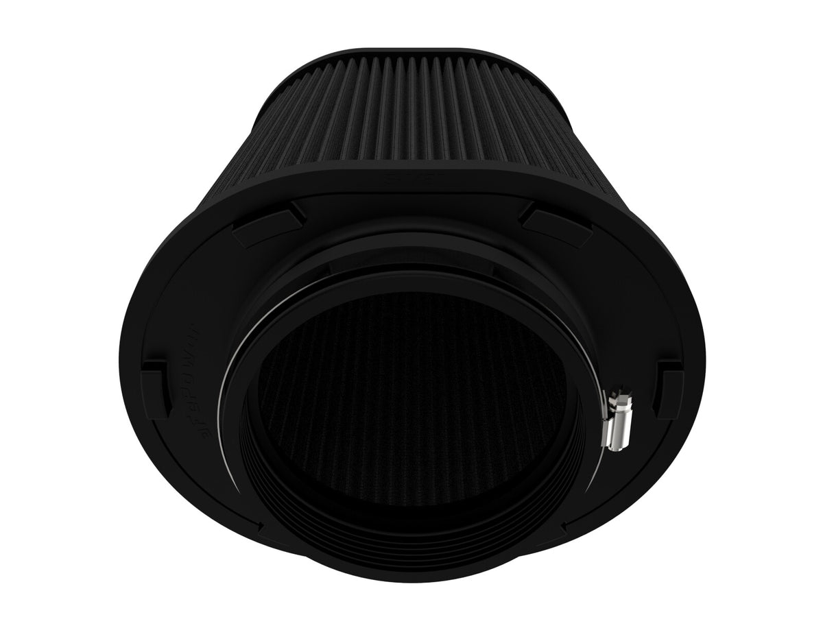 Magnum Force Intake Replacement Air Filter w/ Pro 5R Media 5-1/2 Inch F x (10x8) Inch B x (8x6) T (Inverted) x 9 Inch H Black aFe Power-2