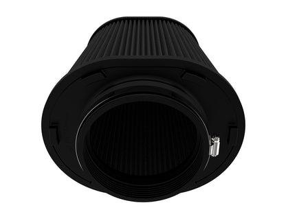 Magnum Force Intake Replacement Air Filter w/ Pro 5R Media 5-1/2 Inch F x (10x8) Inch B x (8x6) T (Inverted) x 9 Inch H Black aFe Power-2