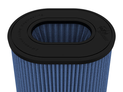 Magnum Force Intake Replacement Air Filter w/ Pro 5R Media 5-1/2 Inch F x (10x8) Inch B x (8x6) T (Inverted) x 9 Inch H Blue aFe Power-3