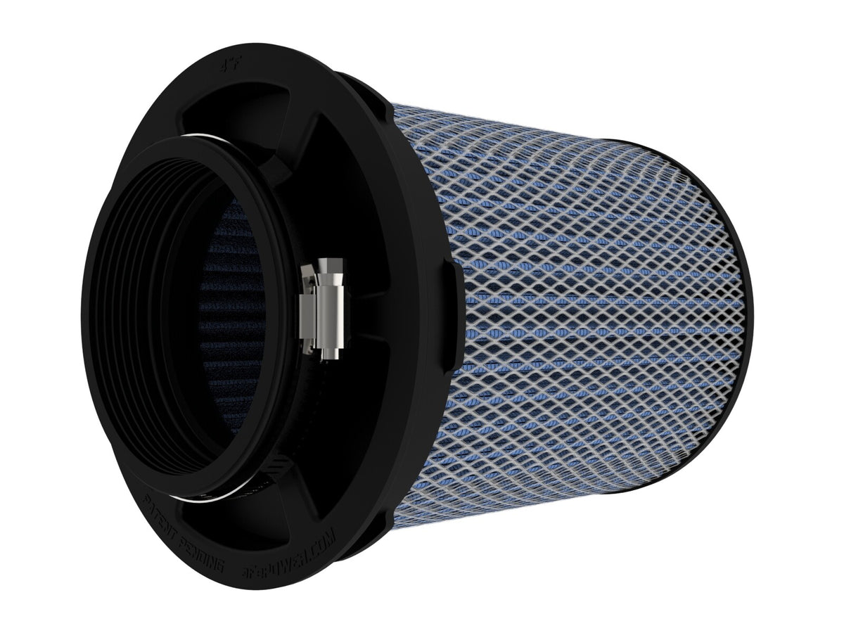Momentum Intake Replacement Air Filter w/ Pro 5R Media 4 Inch F x 6-1/2 Inch B x 6-1/2 Inch T (Inverted) x 8 Inch H aFe Power-1