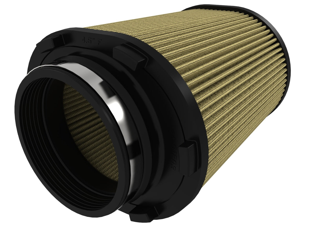 Magnum Force Intake Replacement Air Filter w/ Pro Guard 7 Media 4-1/2 Inch F x (8x6-1/2) Inch B x (6-3/4x5-1/2) Inch T (Inverted) x 8 Inch H aFe Power-1