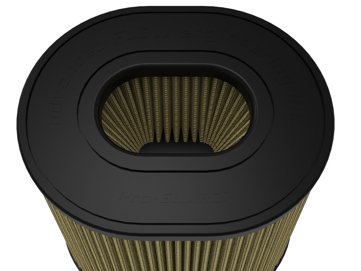 Magnum Force Intake Replacement Air Filter w/ Pro Guard 7 Media 4-1/2 Inch F x (8x6-1/2) Inch B x (6-3/4x5-1/2) Inch T (Inverted) x 8 Inch H aFe Power-3