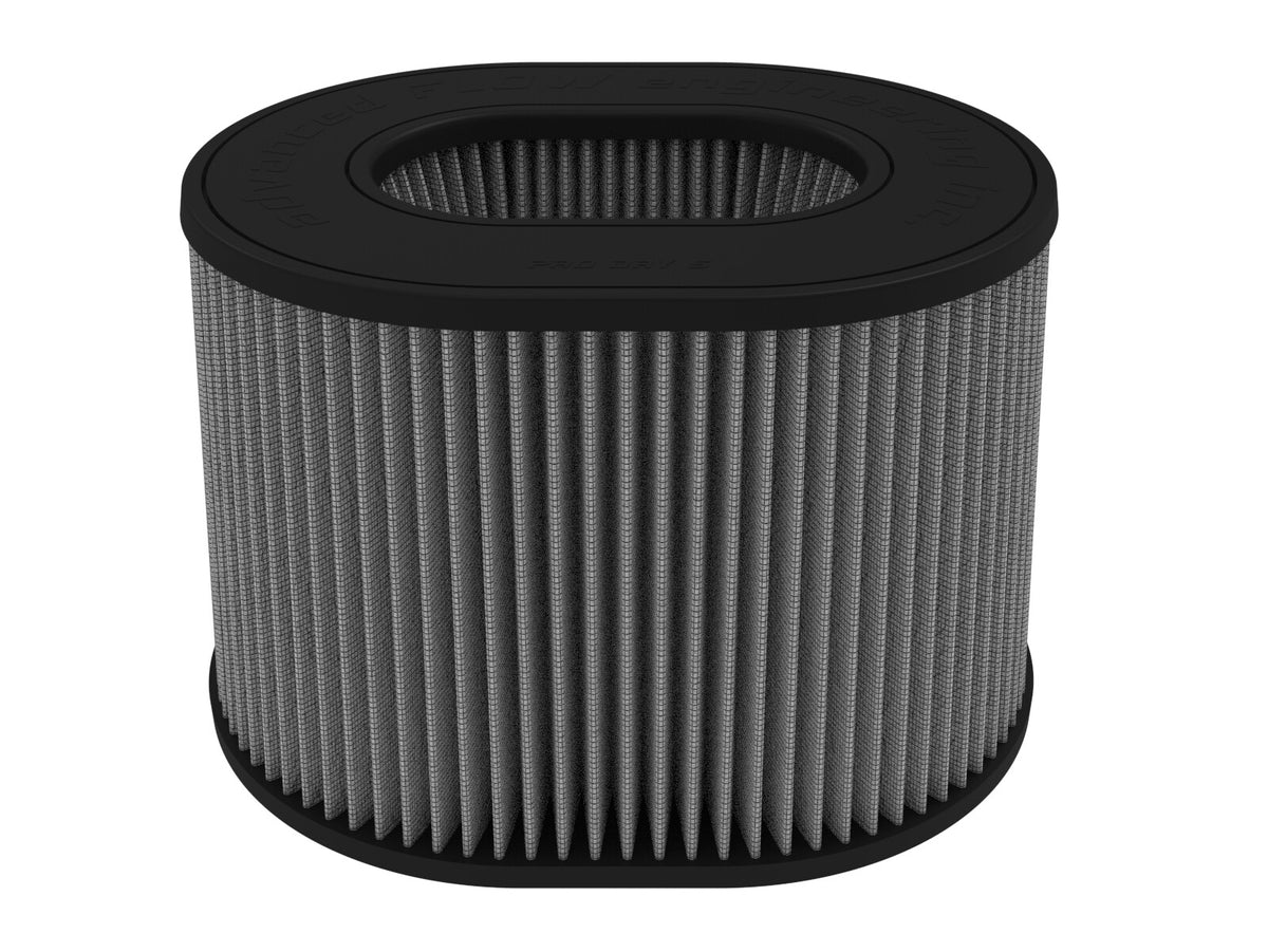 Magnum Force Intake Replacement Air Filter w/ Pro Dry S Media 5-1/2 Inch F x (12-1/4x9-3/4) Inch B x (11-1/4x8-3/4) Inch T (Inverted) x 8 Inch H aFe Power