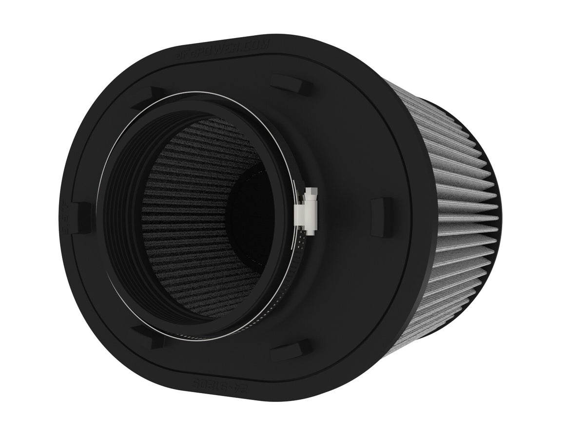 Magnum Force Intake Replacement Air Filter w/ Pro Dry S Media 5-1/2 Inch F x (12-1/4x9-3/4) Inch B x (11-1/4x8-3/4) Inch T (Inverted) x 8 Inch H aFe Power-1