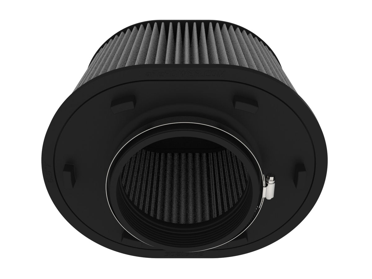 Magnum Force Intake Replacement Air Filter w/ Pro Dry S Media 5-1/2 Inch F x (12-1/4x9-3/4) Inch B x (11-1/4x8-3/4) Inch T (Inverted) x 8 Inch H aFe Power-2