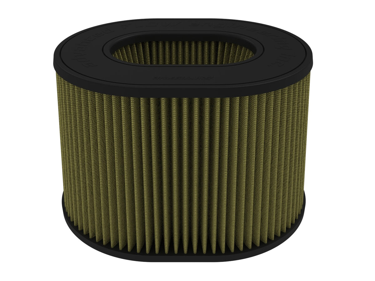 Magnum Force Intake Replacement Air Filter w/ Pro Guard 7 Media 5-1/2 Inch F x (12-1/4x9-3/4) Inch B x (11-1/4x8-3/4) Inch T (Inverted) x 8 Inch H aFe Power