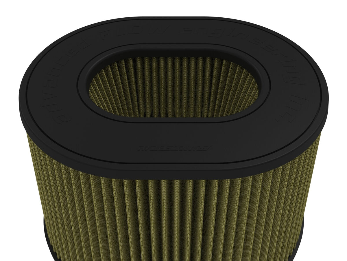Magnum Force Intake Replacement Air Filter w/ Pro Guard 7 Media 5-1/2 Inch F x (12-1/4x9-3/4) Inch B x (11-1/4x8-3/4) Inch T (Inverted) x 8 Inch H aFe Power-3