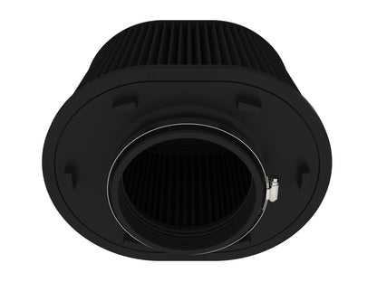 Magnum Force Intake Replacement Air Filter w/ Black Pro 5R Media 5-1/2 Inch F x (12-1/4x9-3/4) Inch B x (11-1/4x8-3/4) Inch T (Inverted) x 8 Inch H aFe Power-2