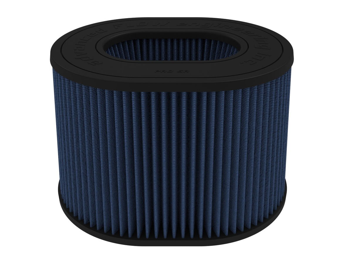 Magnum Force Intake Replacement Air Filter w/ Pro 5R Media 5-1/2 Inch F x (12-1/4x9-3/4) Inch B x (11-1/4x8-3/4) Inch T (Inverted) x 8 Inch H aFe Power