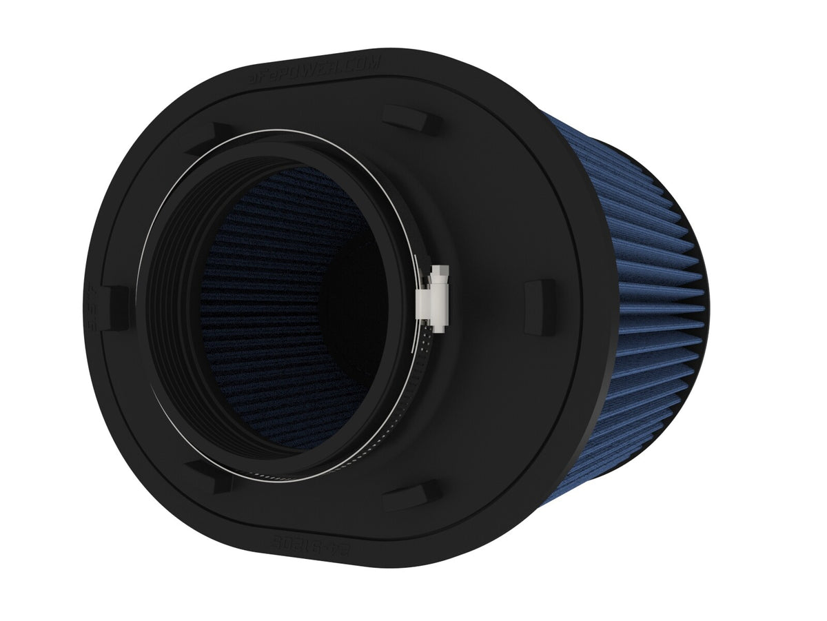 Magnum Force Intake Replacement Air Filter w/ Pro 5R Media 5-1/2 Inch F x (12-1/4x9-3/4) Inch B x (11-1/4x8-3/4) Inch T (Inverted) x 8 Inch H aFe Power-1