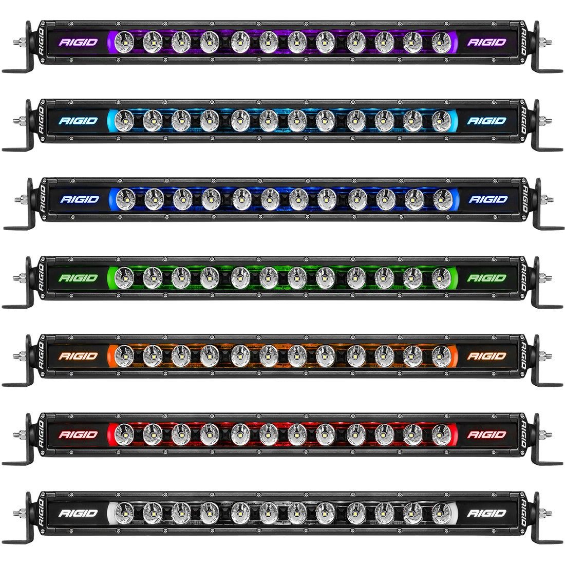Rigid Industries Radiance Plus SR-Series LED Light 8 Option RGBW Backlight RIGID