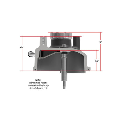 Tall LS Valve Covers Satin Black Tall LS Valve Covers W/ Coil Mounting Posts, Cast Aluminum Satin Black Finish Holley