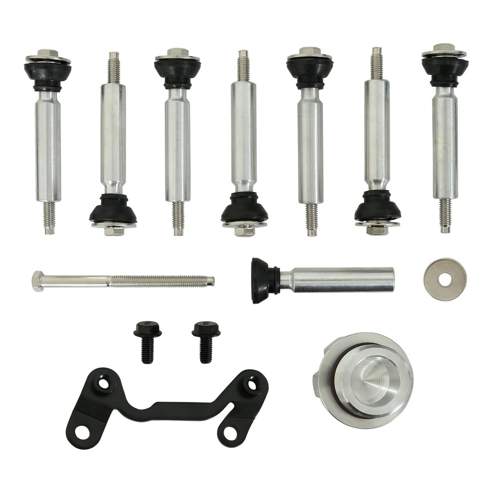 Tall LS Valve Covers Satin Black Tall LS Valve Covers W/ Coil Mounting Posts, Cast Aluminum Satin Black Finish Holley-8