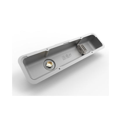 Valve Covers Muscle Series Finned SBC Chevrolet Small Block Perimeter Bolt Cast Aluminum Holley-4