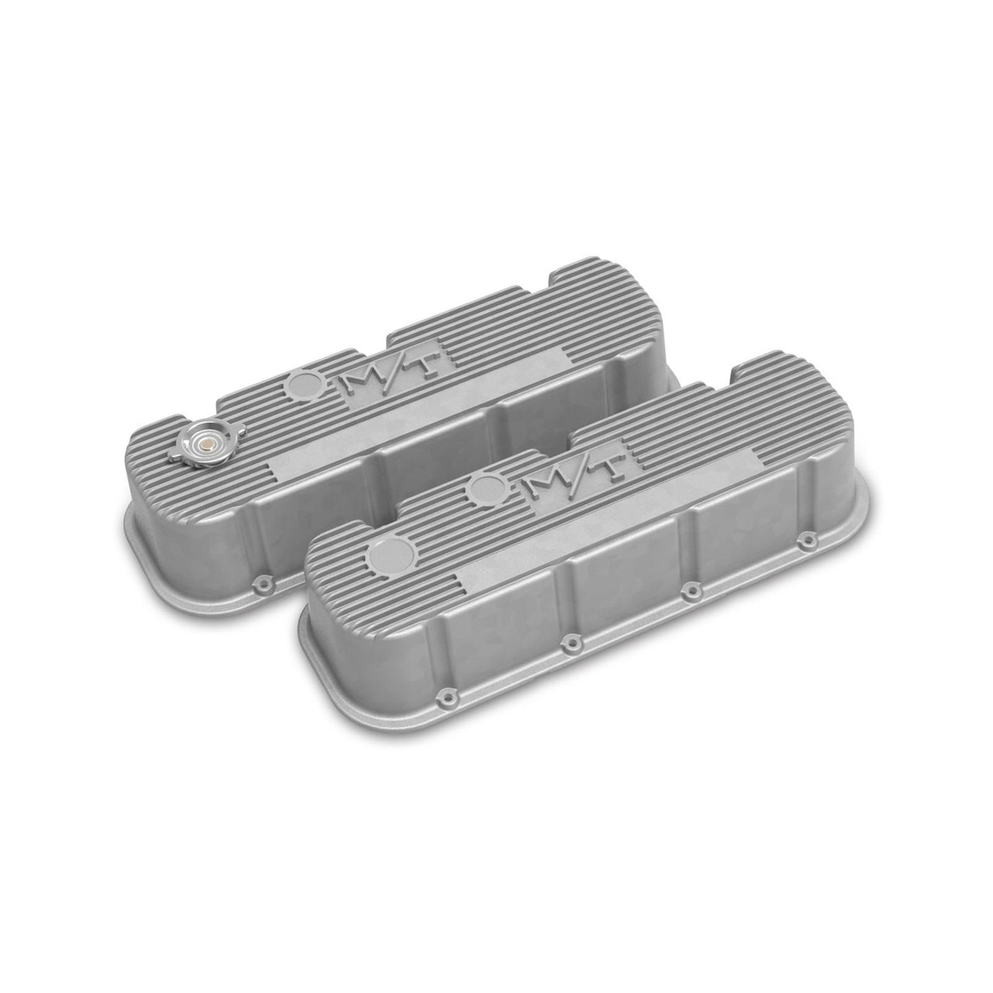 Tall M/T Valve Covers for Big Block Chevy Engines Cast Aluminum Tall M/T Valve Cover for BBC Engines, Natural Finish Holley-8