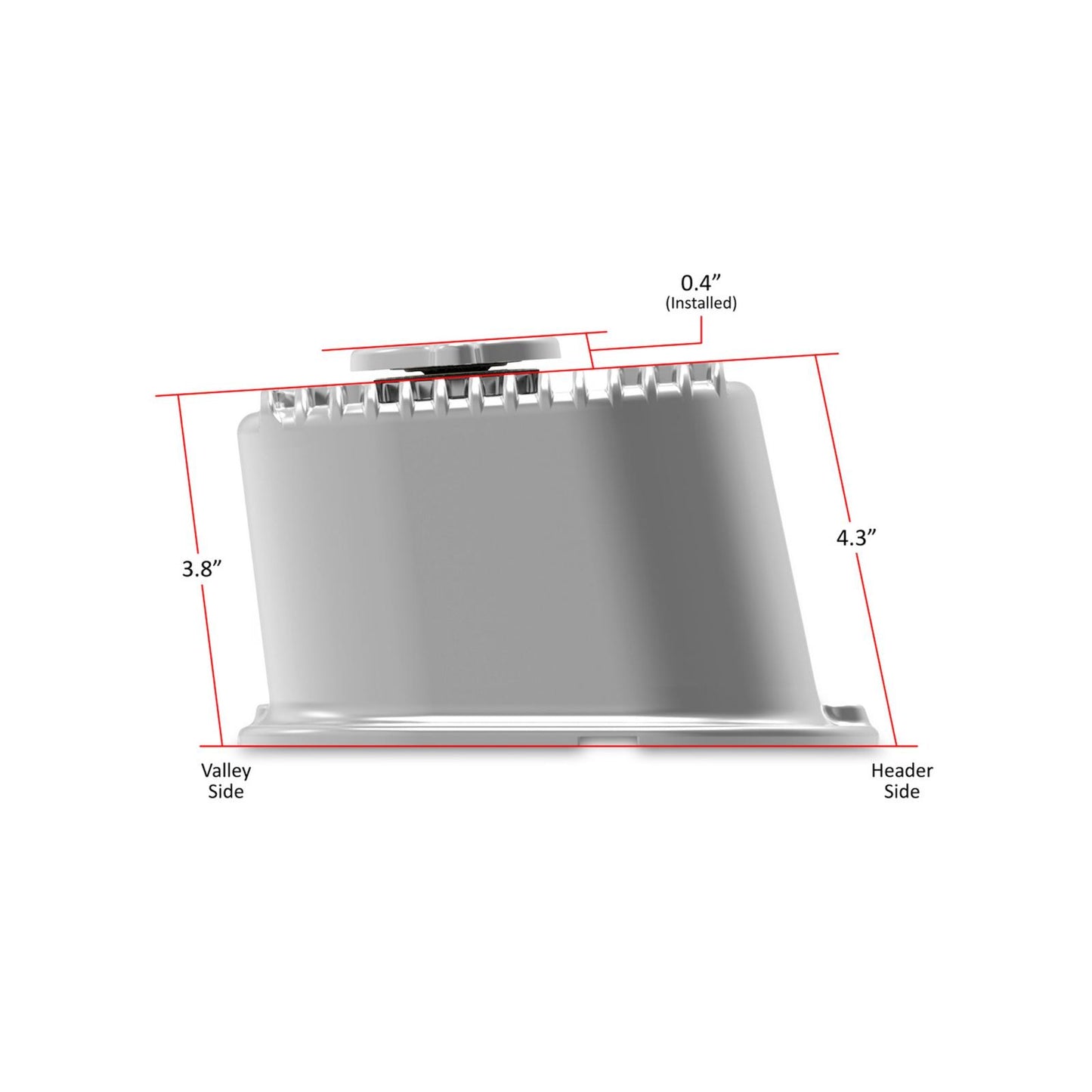 Tall M/T Valve Covers for Big Block Chevy Engines Cast Aluminum Tall M/T Valve Cover for BBC Engines, Natural Finish Holley-6
