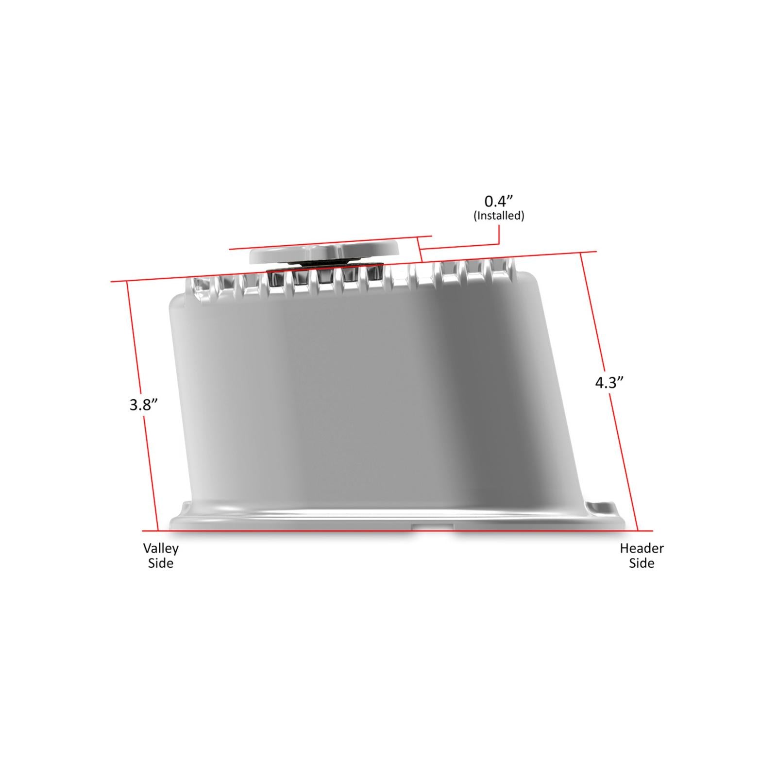 Tall M/T Valve Covers for Big Block Chevy Engines Cast Aluminum Tall M/T Valve Cover for BBC Engines, Natural Finish Holley-6